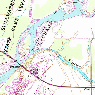 United States Geological Survey Creston, MT (1991, 24000-Scale) digital map