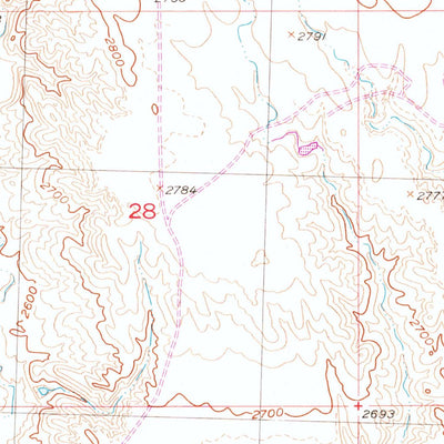 United States Geological Survey Creston, SD (1954, 24000-Scale) digital map