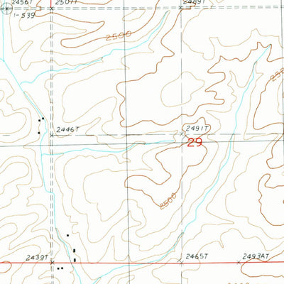 United States Geological Survey Creston, WA (1989, 24000-Scale) digital map