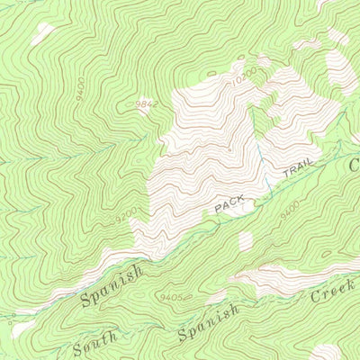 United States Geological Survey Crestone, CO (1967, 24000-Scale) digital map