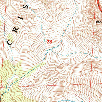 United States Geological Survey Crestone Peak, CO (2001, 24000-Scale) digital map