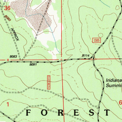 United States Geological Survey Crestview, CA (1994, 24000-Scale) digital map
