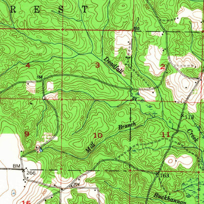 United States Geological Survey Crestview, FL-AL (1949, 62500-Scale) digital map