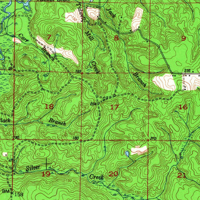 United States Geological Survey Crestview, FL-AL (1949, 62500-Scale) digital map