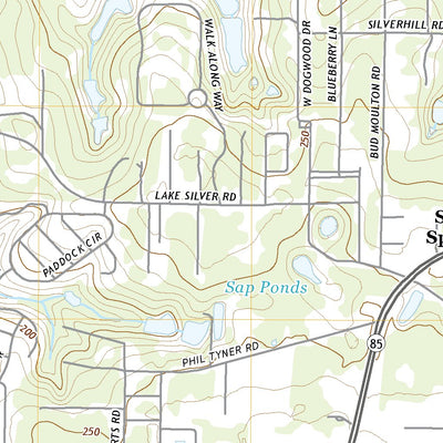 Crestview North, FL (2021, 24000-Scale) Map by United States Geological ...