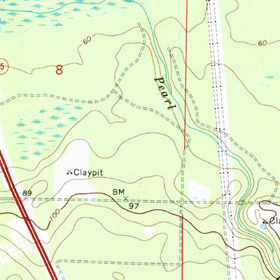 United States Geological Survey Crestview South, FL (1973, 24000-Scale) digital map