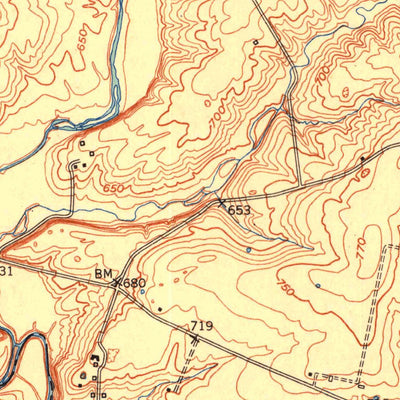 United States Geological Survey Crestwood, KY (1951, 24000-Scale) digital map