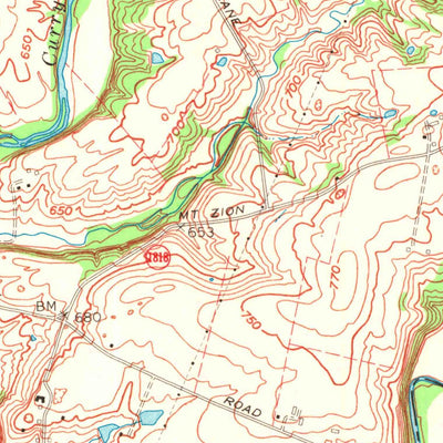 United States Geological Survey Crestwood, KY (1969, 24000-Scale) digital map