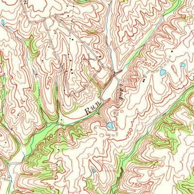United States Geological Survey Crestwood, KY (1969, 24000-Scale) digital map