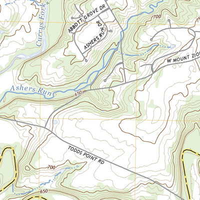 United States Geological Survey Crestwood, KY (2022, 24000-Scale) digital map