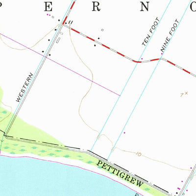 United States Geological Survey Creswell, NC (1954, 24000-Scale) digital map