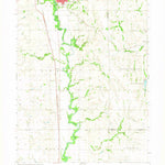 United States Geological Survey Crete South, NE (1964, 24000-Scale) digital map