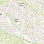 United States Geological Survey Crevison Peak, CA (2012, 24000-Scale) digital map