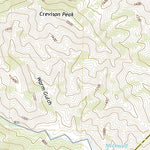 United States Geological Survey Crevison Peak, CA (2021, 24000-Scale) digital map