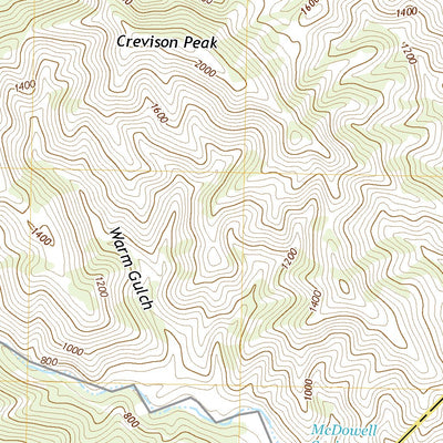 United States Geological Survey Crevison Peak, CA (2021, 24000-Scale) digital map