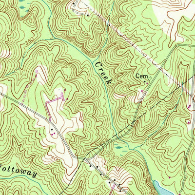 United States Geological Survey Crewe East, VA (1968, 24000-Scale) digital map