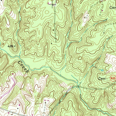 United States Geological Survey Crewe West, VA (1968, 24000-Scale) digital map
