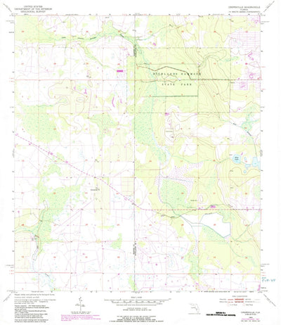 United States Geological Survey Crewsville, FL (1953, 24000-Scale) digital map