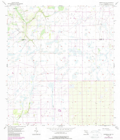United States Geological Survey Crewsville SW, FL (1956, 24000-Scale) digital map