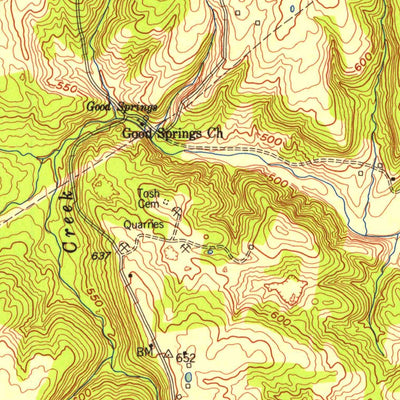 United States Geological Survey Crider, KY (1954, 24000-Scale) digital map