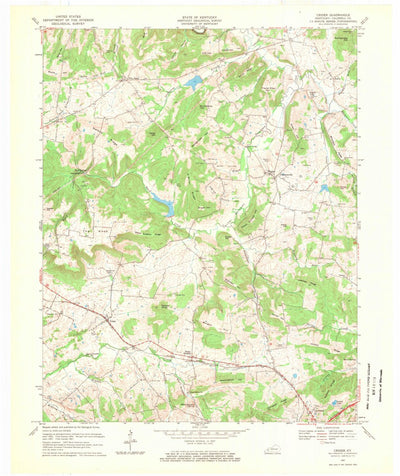 United States Geological Survey Crider, KY (1967, 24000-Scale) digital map
