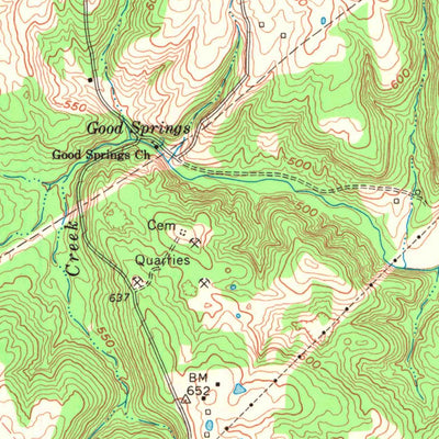 United States Geological Survey Crider, KY (1967, 24000-Scale) digital map