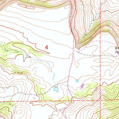 United States Geological Survey Crimson Dawn, WY (1960, 24000-Scale) digital map