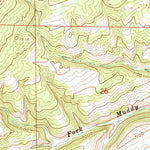 United States Geological Survey Crimson Dawn, WY (1960, 24000-Scale) digital map