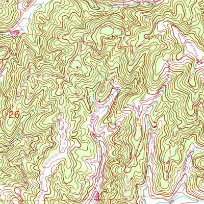 United States Geological Survey Cripple Creek North, CO (1951, 24000-Scale) digital map