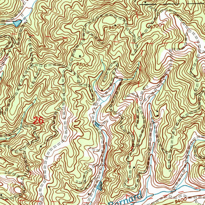 United States Geological Survey Cripple Creek North, CO (1994, 24000-Scale) digital map