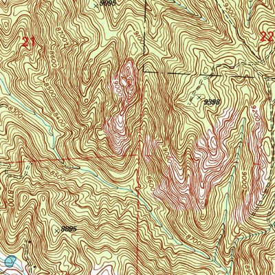 United States Geological Survey Cripple Creek North, CO (1994, 24000-Scale) digital map