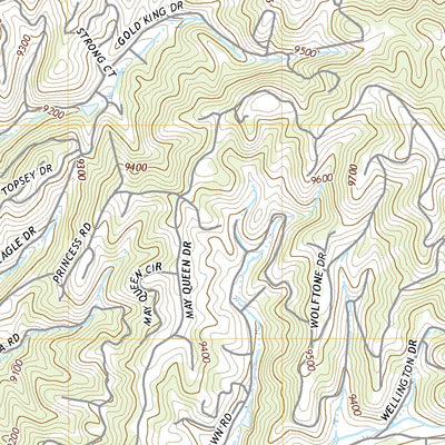 United States Geological Survey Cripple Creek North, CO (2022, 24000-Scale) digital map