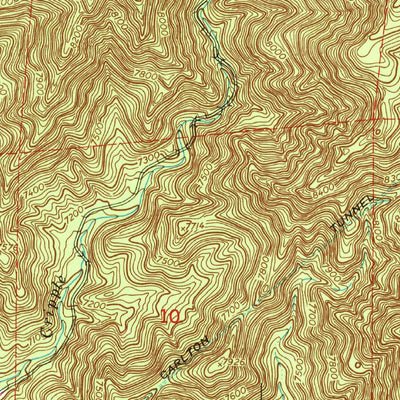 United States Geological Survey Cripple Creek South, CO (1951, 24000-Scale) digital map