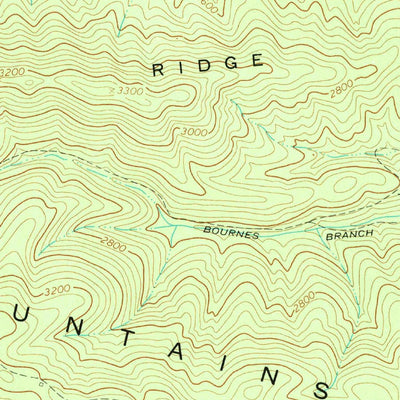 United States Geological Survey Cripple Creek, VA (1968, 24000-Scale) digital map