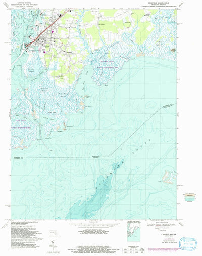 United States Geological Survey Crisfield, MD-VA (1968, 24000-Scale) digital map
