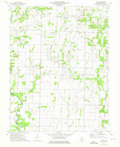 United States Geological Survey Crisp, IL (1973, 24000-Scale) digital map