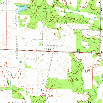United States Geological Survey Crisp, IL (1973, 24000-Scale) digital map