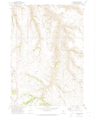 United States Geological Survey Criterion, OR (1971, 24000-Scale) digital map