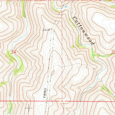United States Geological Survey Criterion, OR (1971, 24000-Scale) digital map
