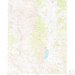 United States Geological Survey Crittenden Springs, NV (1989, 24000-Scale) digital map