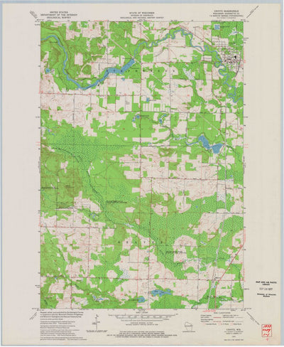 United States Geological Survey Crivitz, WI (1973, 24000-Scale) digital map