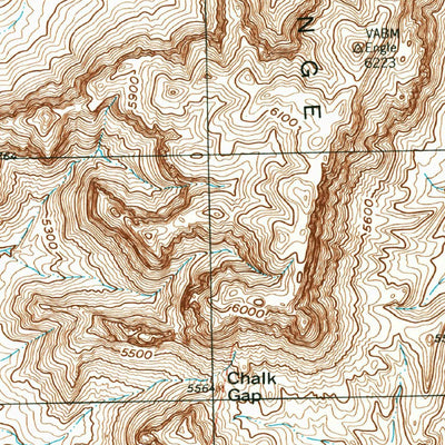 United States Geological Survey Crocker, NM (1996, 24000-Scale) digital map