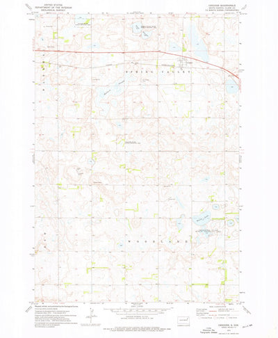 United States Geological Survey Crocker, SD (1973, 24000-Scale) digital map