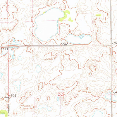 United States Geological Survey Crocker, SD (1973, 24000-Scale) digital map