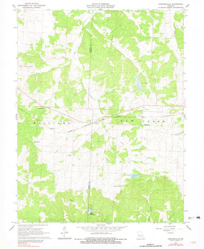 United States Geological Survey Crockerville, MO (1961, 24000-Scale) digital map