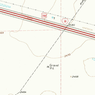United States Geological Survey Crockett Heights, TX (1967, 24000-Scale) digital map