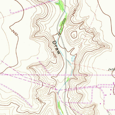 United States Geological Survey Crockett Heights, TX (1967, 24000-Scale) digital map