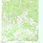 United States Geological Survey Crockett NE, TX (1950, 24000-Scale) digital map