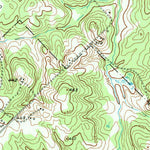 United States Geological Survey Crockett NE, TX (1950, 24000-Scale) digital map