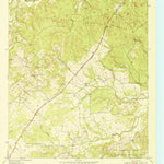 United States Geological Survey Crockett NE, TX (1951, 24000-Scale) digital map